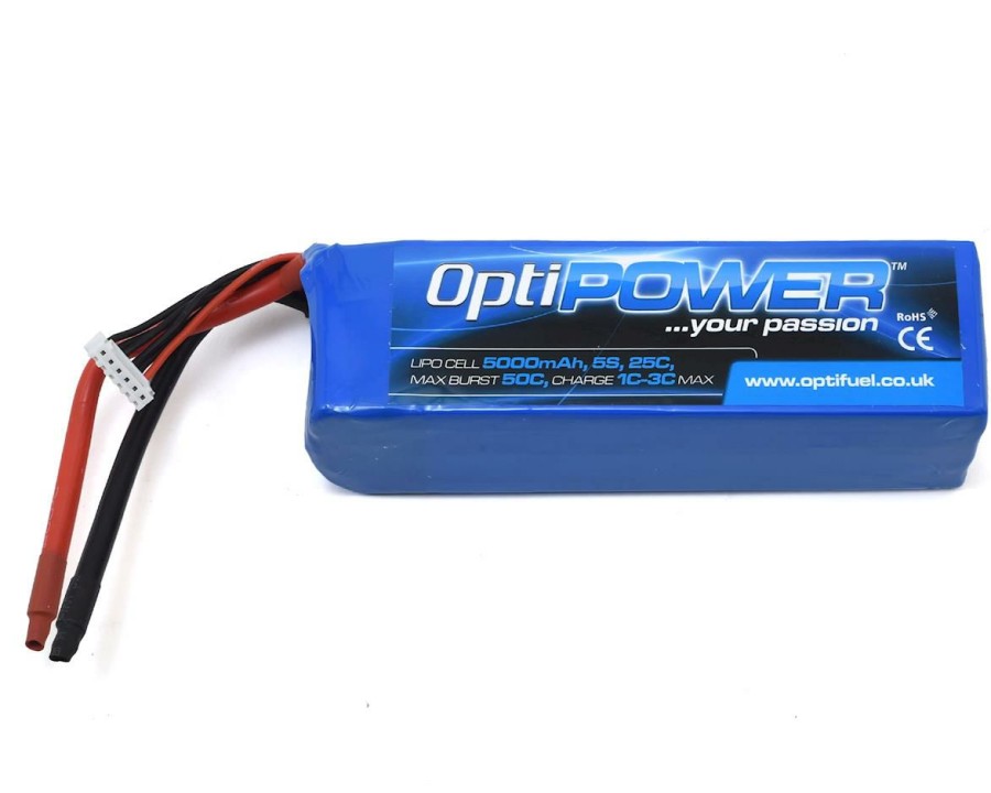 Batteries * | Optipower 5S 25C Lipo Battery (18.5V/5000Mah)