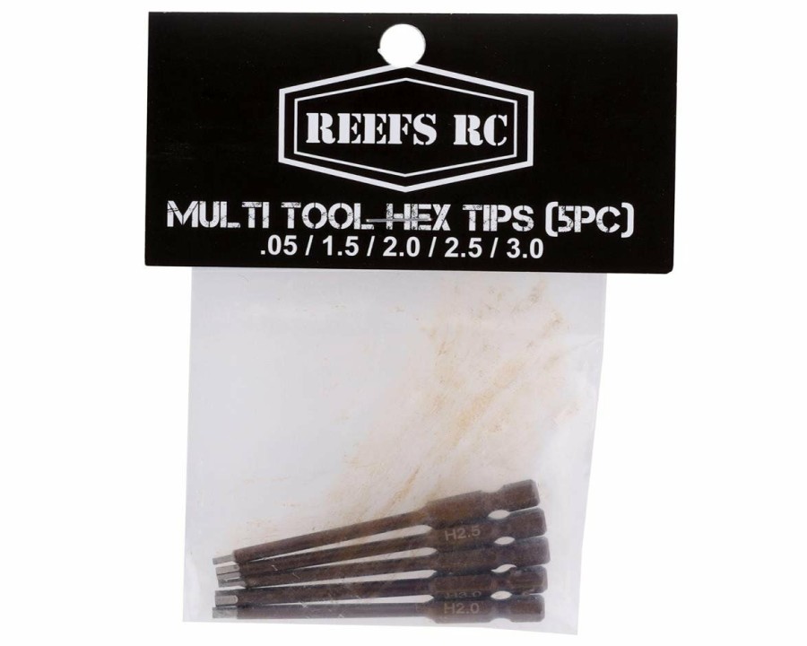 Maintenance * | Reefs Rc Mulitool Metric Hex Driver Bits (5) (5Mm Drive)