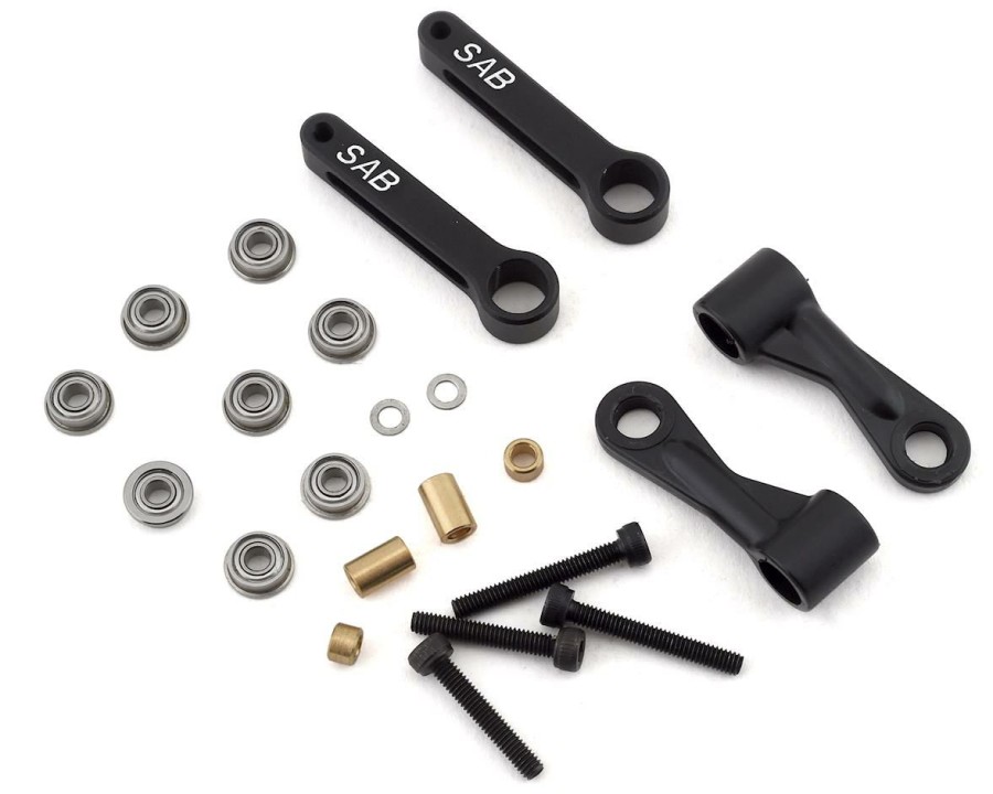 Parts * | Sab Goblin Aluminum Radius Arm (Matte Black) (Kraken 580)