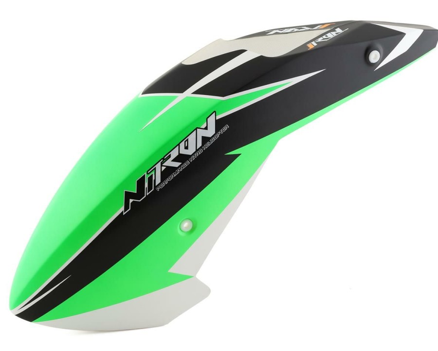 Parts * | Tron Helicopters Nitron 5.5 Canopy (Green/Black)