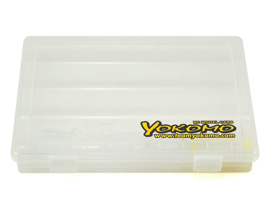 Batteries * | Yokomo Plastic Parts & Screws Carrying Case (190X225X40Mm)