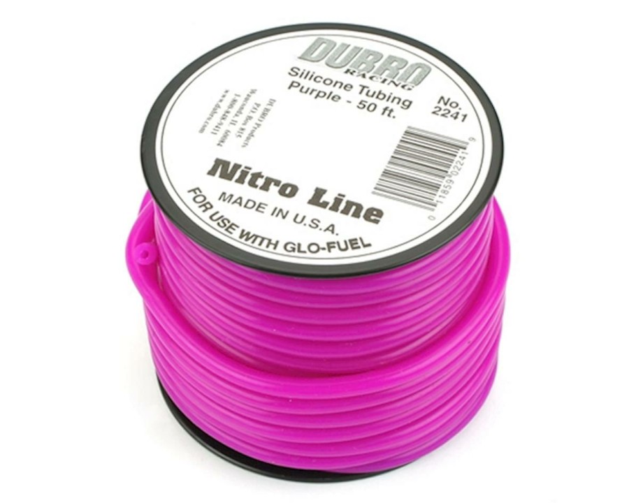 Engines/Fuel * | Dubro "Nitro Line" Silicone Fuel Tubing (Purple) (50 )