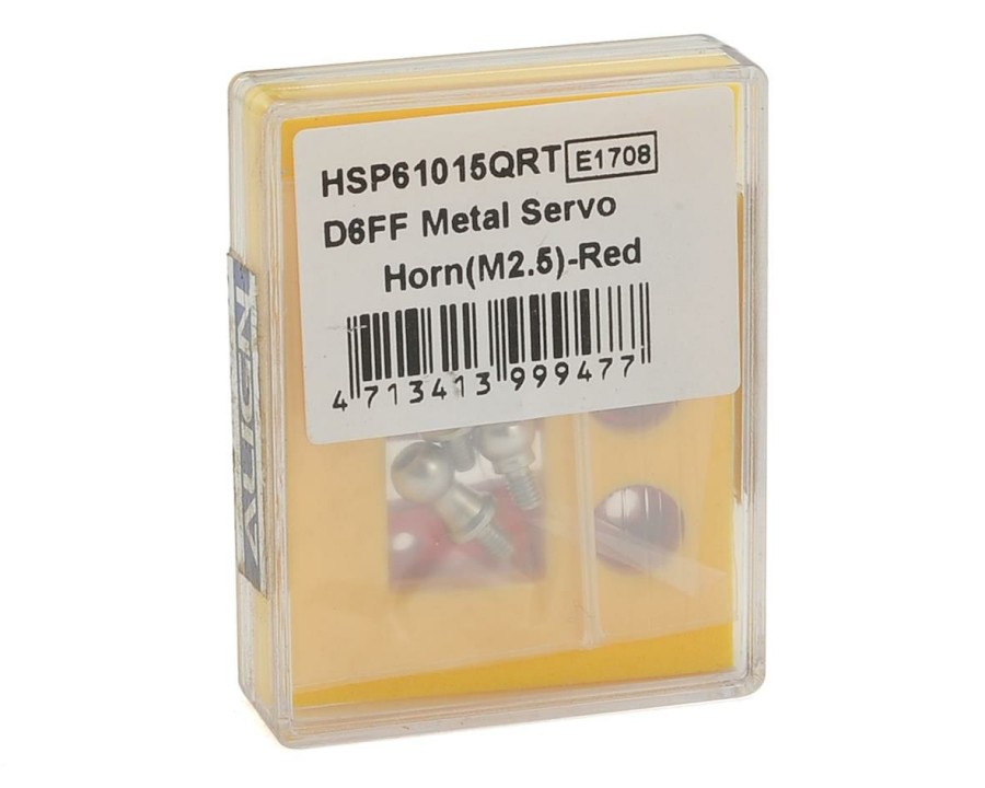 Parts * | Align D6Ff Metal Servo Horn (2.5Mm) (Red) (25T)