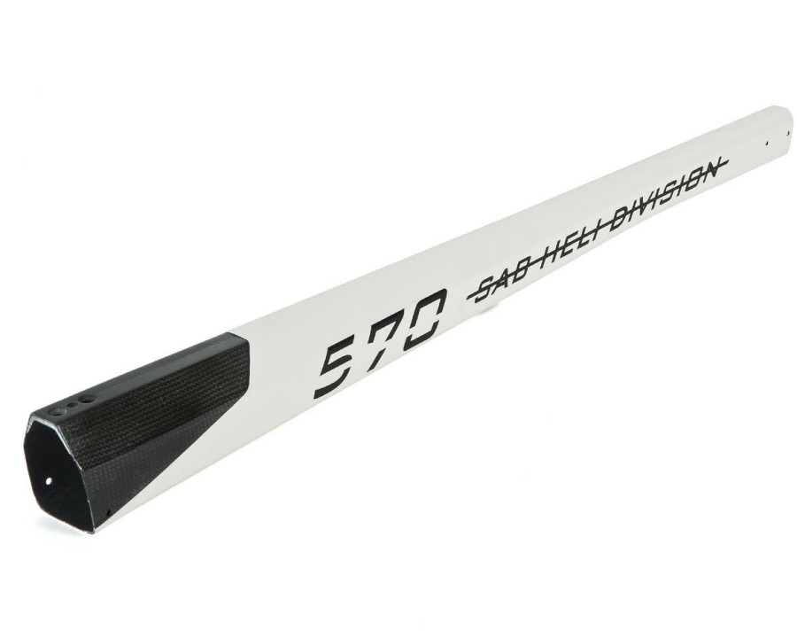 Parts * | Sab Goblin Carbon Fiber Tail Boom (White)