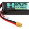 Batteries * | Helios Rc 3S 50C Lipo Battery W/Xt60 Connector (11.1V/2000Mah)