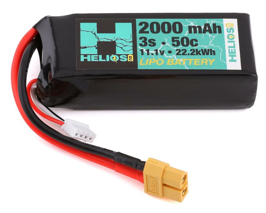 Batteries * | Helios Rc 3S 50C Lipo Battery W/Xt60 Connector (11.1V/2000Mah)