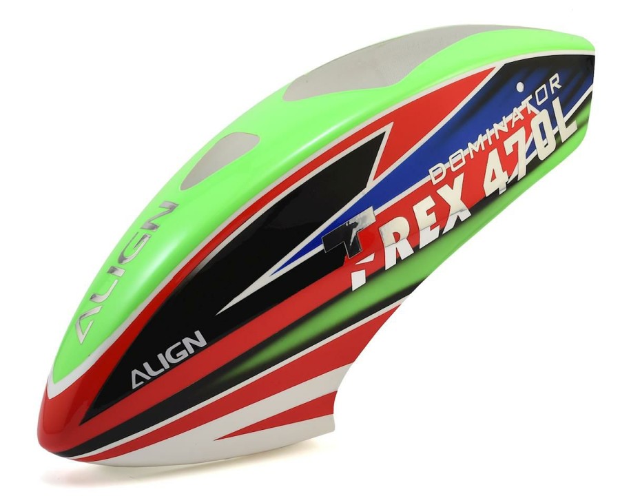 Parts * | Align 470L Painted Canopy (Green/Red/Blue)