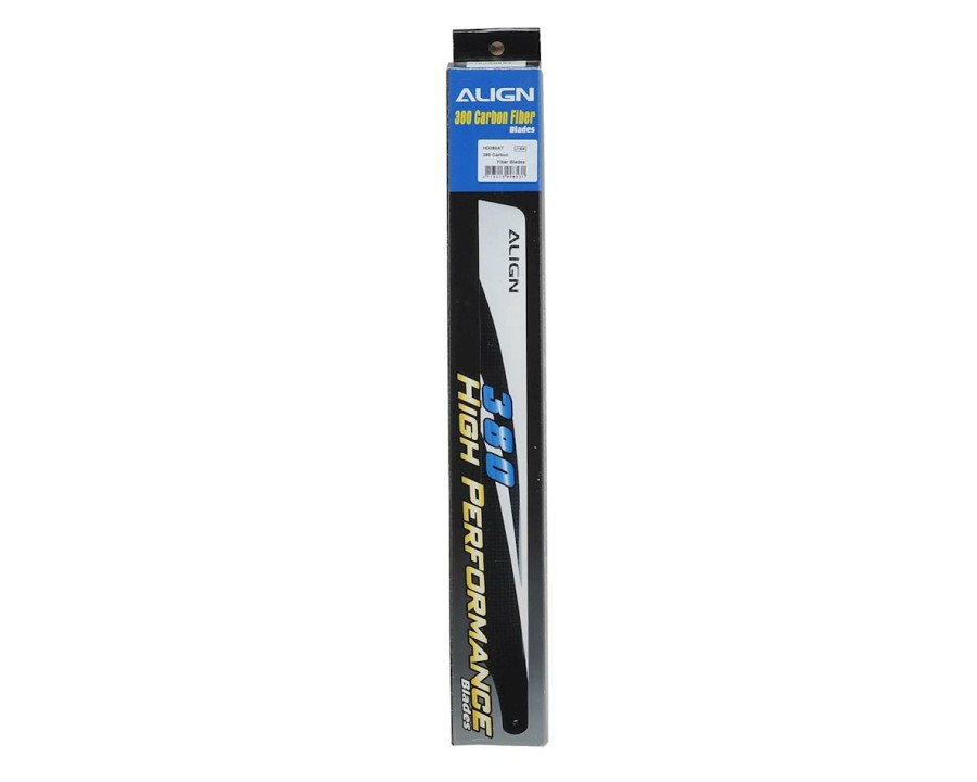 Blades * | Align 380Mm Carbon Fiber Rotor Blade Set (Black)