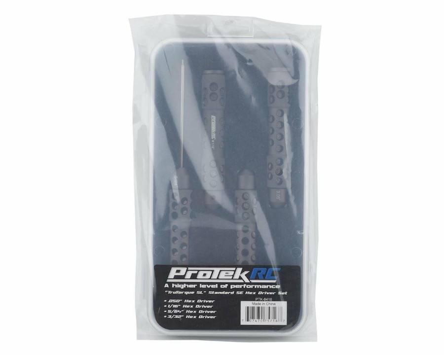 Maintenance * | Protek Rc "Trutorque Sl" Standard Hex Driver Set (4) (0.05", 1/16", 5/64", 3/32 )