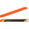 Blades * | Kbdd International 325Mm Carbon Fiber Extreme Flybarless Main Blade (Orange)