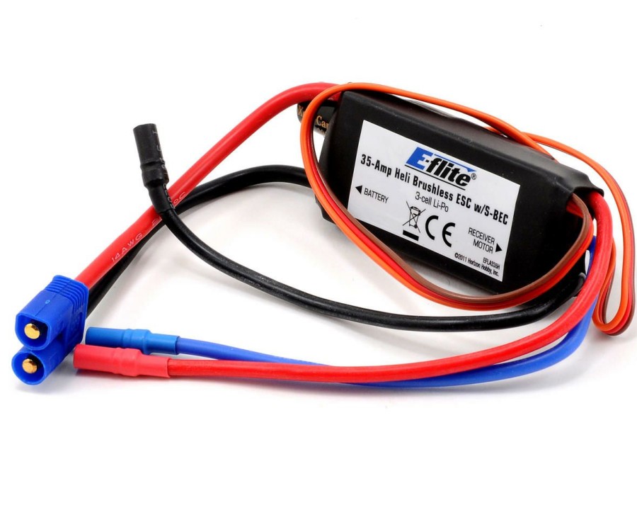 Electronics * | E-Flite 35-Amp Helicopter Brushless Esc