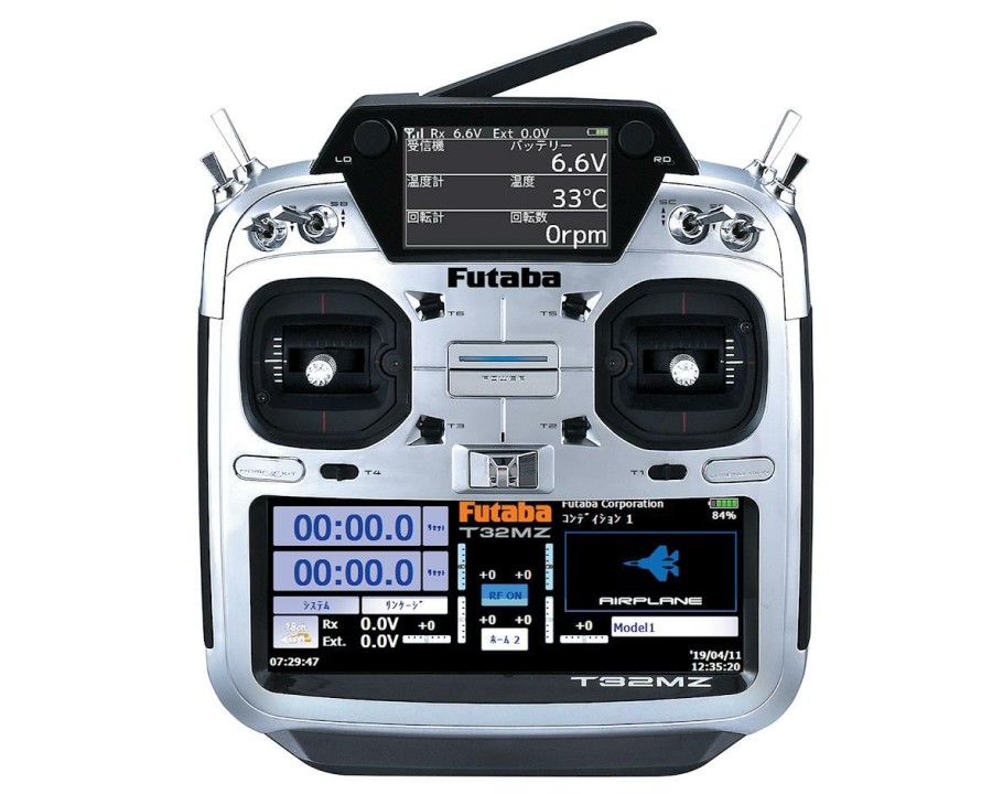 Electronics * | Futaba 32Mz 2.4Ghz Fasstest 18 Channel Radio System (Heli) W/R7108Sb Receiver