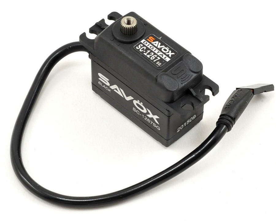 Electronics * | Savox Sc-1267Sg Black Edition Super Speed Steel Gear Servo (High Voltage)