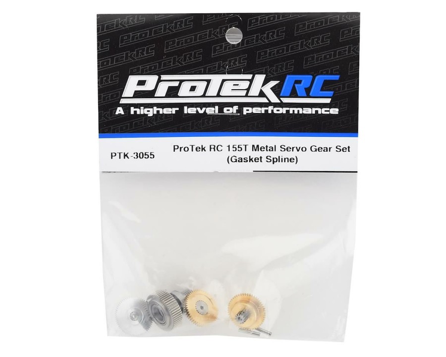 Parts * | Protek Rc 155T Metal Servo Gear Set (Gasket Spline)