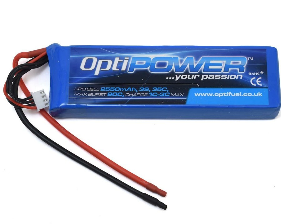 Batteries * | Optipower 3S 35C Lipo Battery (11.1V/2550Mah)