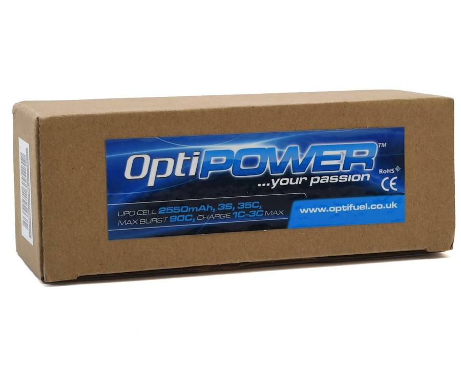 Batteries * | Optipower 3S 35C Lipo Battery (11.1V/2550Mah)