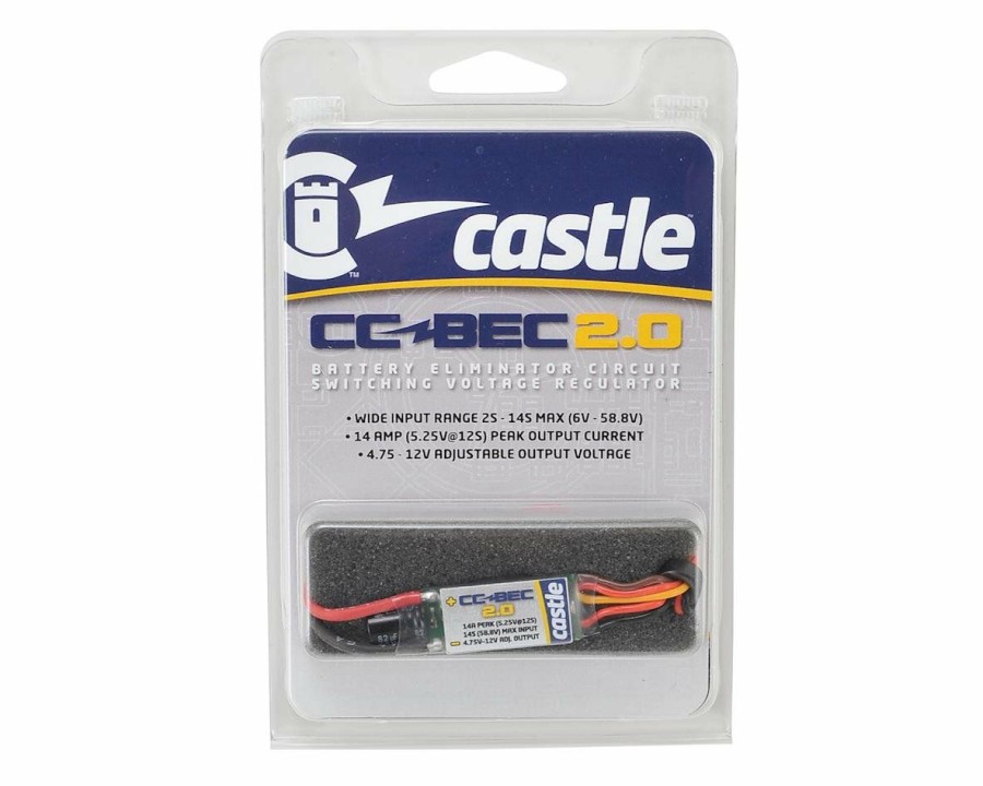 Electronics * | Castle Creations Bec 2.0 Bec Voltage Regulator (14 Amp)