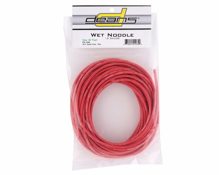 Electronics * | Deans 12Awg Wet Noodle Wire (Red) (30 )