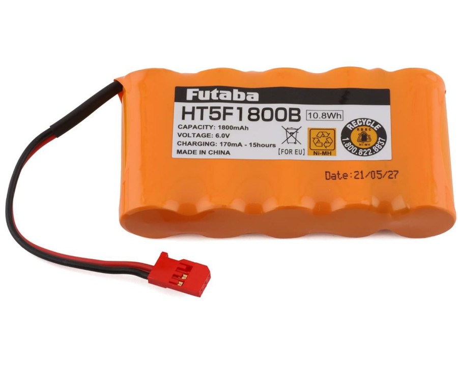 Batteries * | Futaba 5-Cell Nimh Transmitter Battery Pack (6.0V/1800Mah)