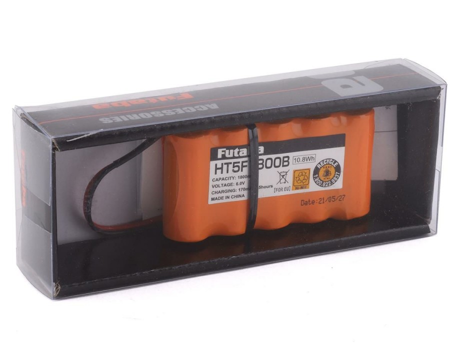 Batteries * | Futaba 5-Cell Nimh Transmitter Battery Pack (6.0V/1800Mah)