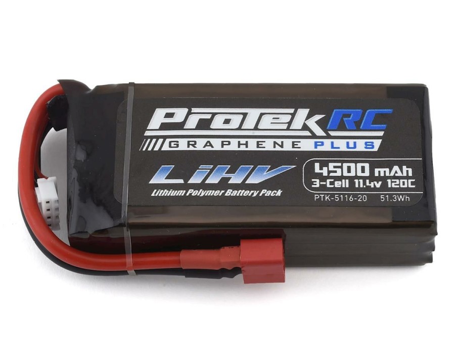 Batteries * | Protek Rc 3S 120C Low Ir Si-Graphene + Hv Shorty Lipo Battery (11.4V/4500Mah) Crawler Pack W/T-Style Plug