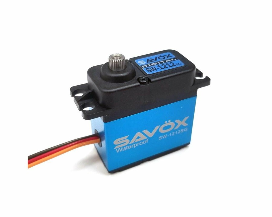 Electronics * | Savox Sw-1212Sg Waterproof Aluminum Case Steel Gear Digital Servo (High Voltage)