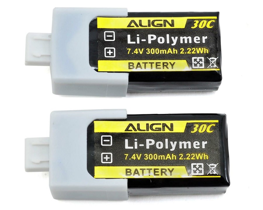 Parts * | Align 2S1P Lipo Battery 30C (7.4V/300Mah)