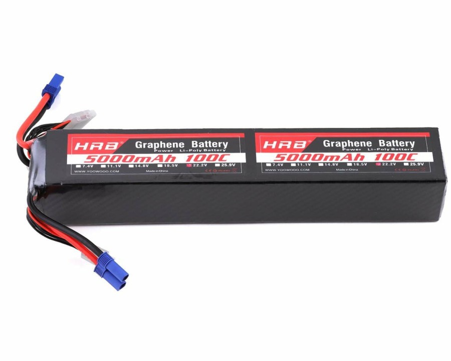 Batteries * | Hrb 12S 100C Graphene Lipo Battery (44.4V/5000Mah) W/Ec5 Connector