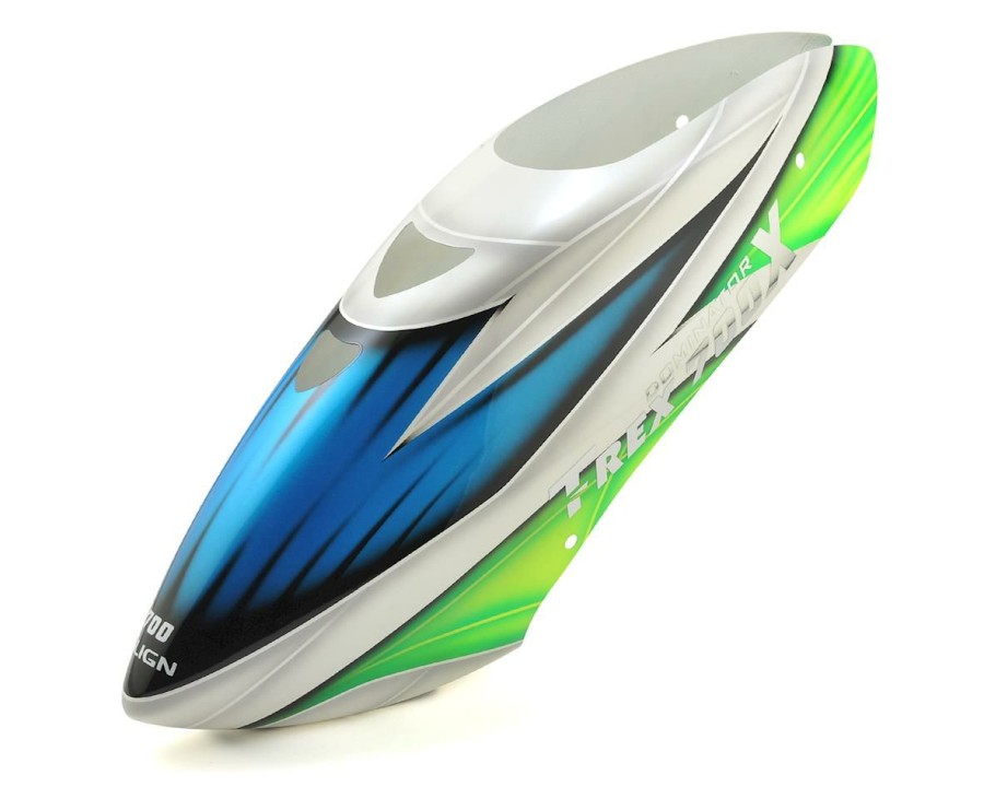 Parts * | Align T-Rex 700X Painted Canopy (Green/White/Blue)