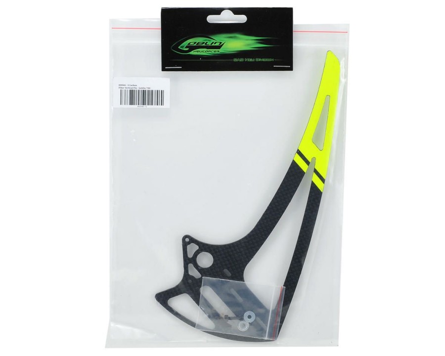 Parts * | Sab Goblin Carbon Fiber Vertical Fin (Yellow)