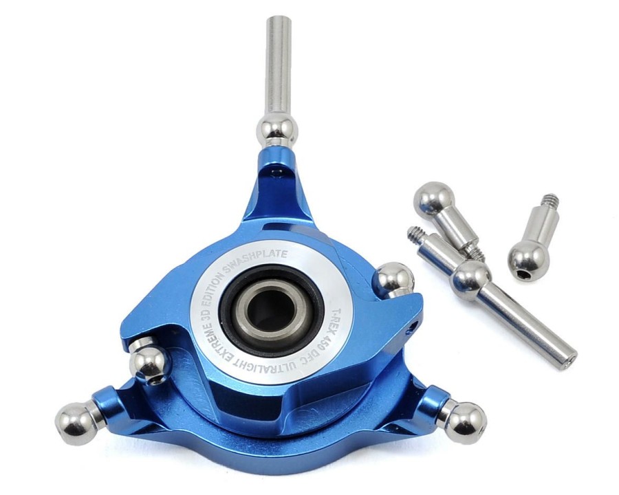 Parts * | Align 450Dfc Ccpm Metal Swashplate (Blue)