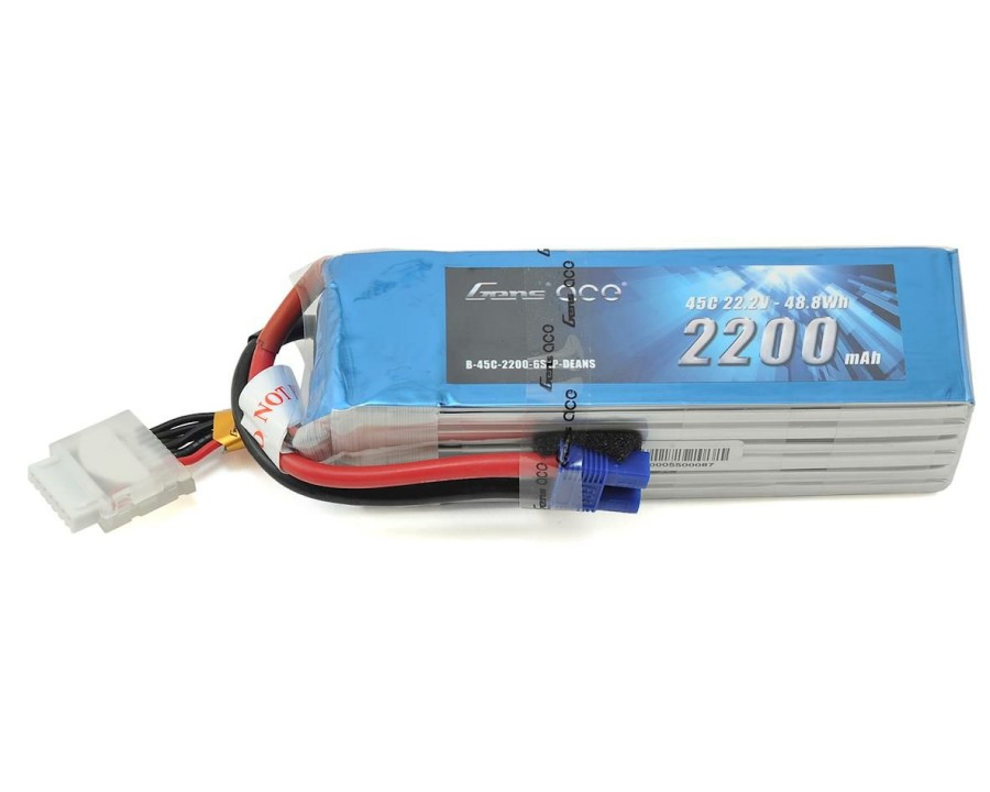 Batteries * | Gens Ace 6S Lipo Battery 45C (22.2V/2200Mah) W/Ec3 Connector