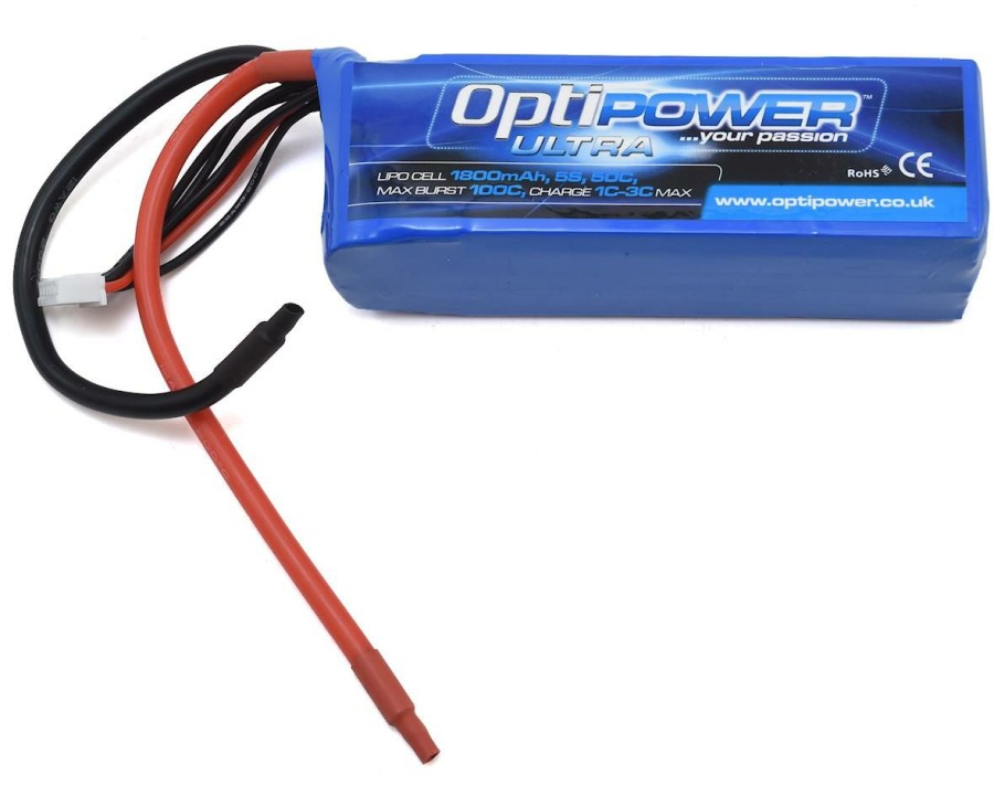 Batteries * | Optipower 5S 50C Lipo Battery (18.5V/1800Mah)