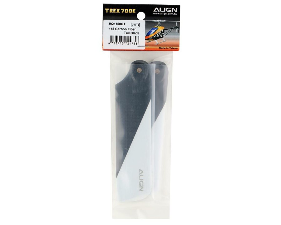 Blades * | Align 115Mm Carbon Fiber Tail Blade