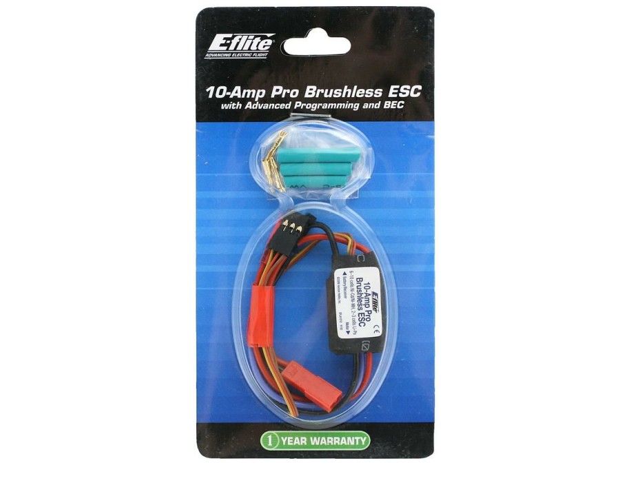 Electronics * | E-Flite 10-Amp Pro Bec Brushless Esc (Jst)